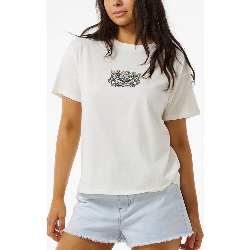 Rip Curl Vacation Relaxed Fit Graphic T-shirt In Hawaii Bone