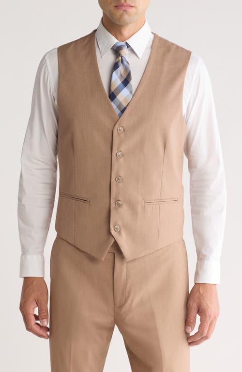 Braveman Classic Fit 3-piece Suit In Tan