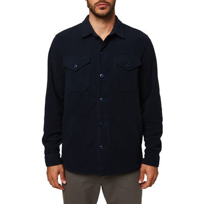 Oneill Jammmin Fleece Shirt Jacket, Blue