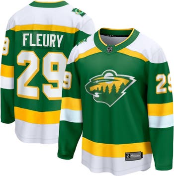 Marc-Andre Fleury Minnesota Wild Fanatics Branded Women's Home Premier  Breakaway Player Jersey - Green