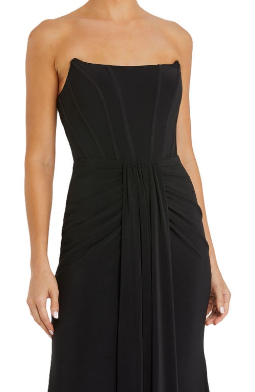 Mac Duggal Women's Ieena Strapless Sweetheart Jersey Gown With Waist Detail In Black