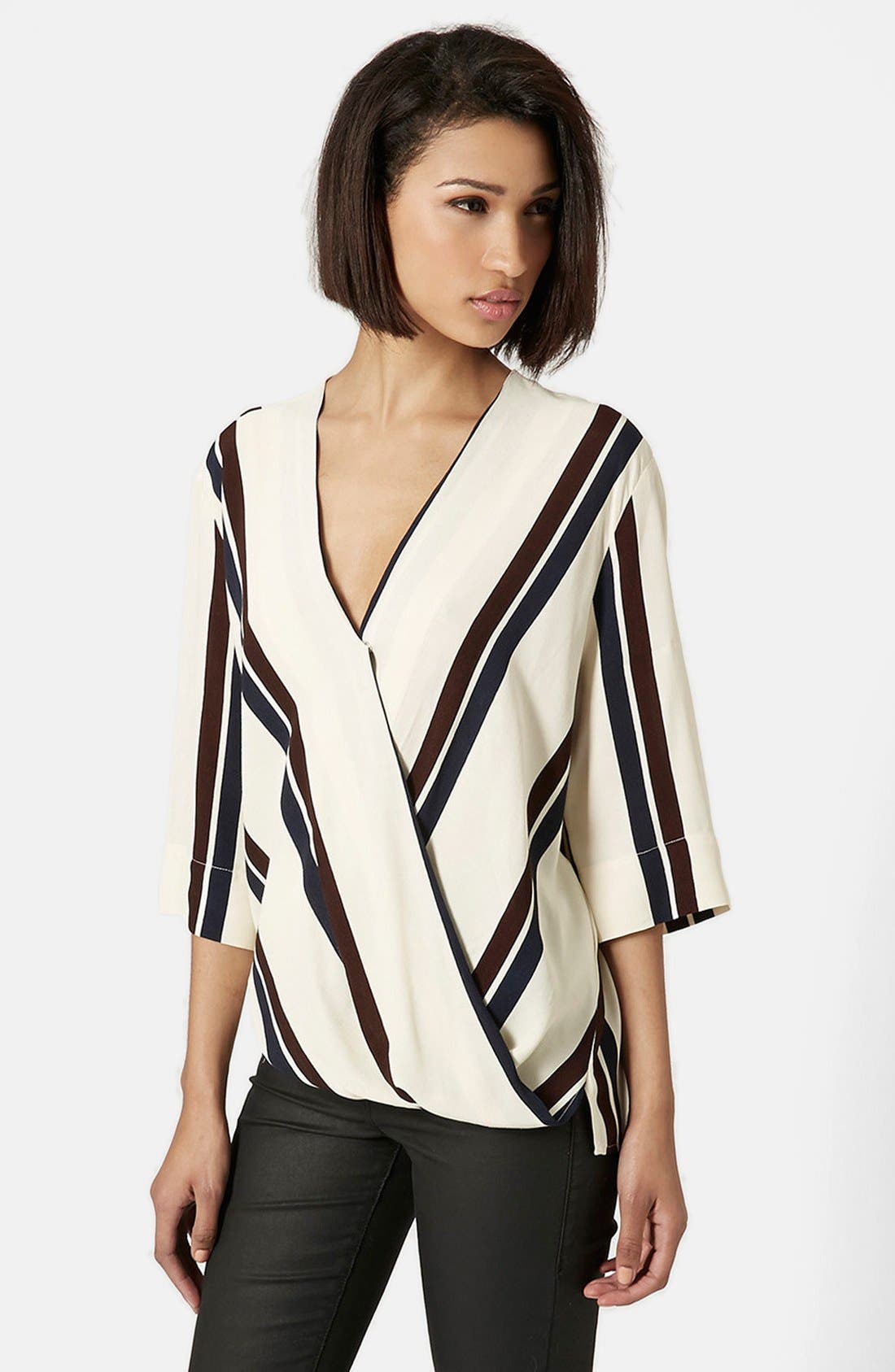 Drape Front Blouse Nordstrom