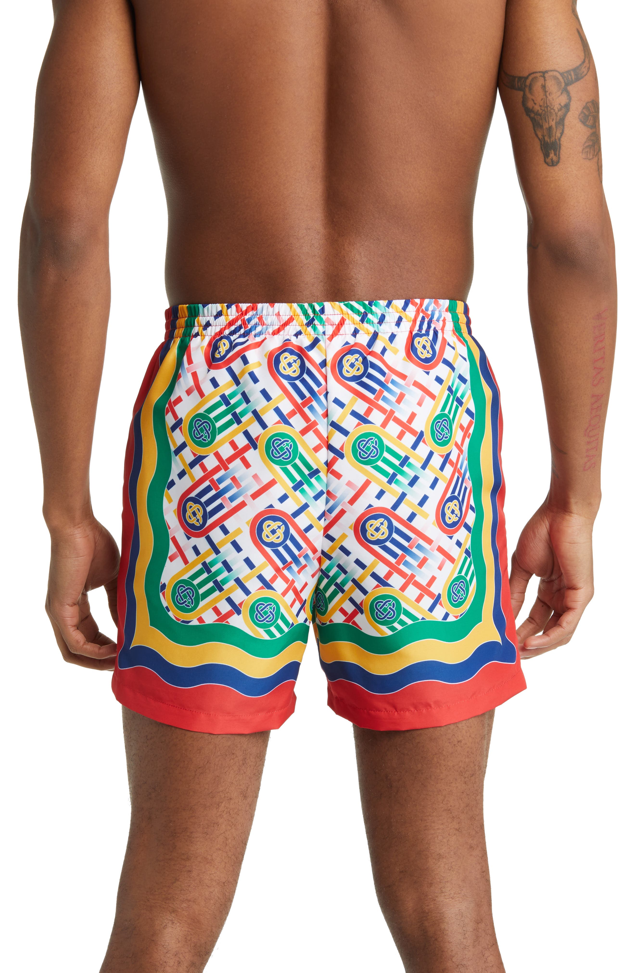 Casablanca Print Swim Trunks Nordstrom