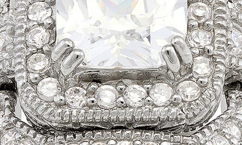 Fzn Set Of 2 Cubic Zirconia Bridal Rings In White