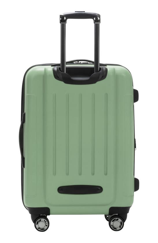 Shop Kenneth Cole Reaction Renegade 24-inch Lightweight Hardside Expandable Spinner Luggage In Seafoam