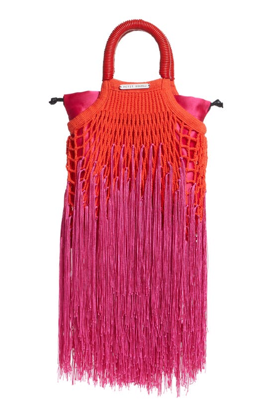 Petit Kouraj Mini Fringe Top Handle Bag In India