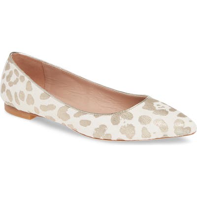 James Chan Nina Skimmer Flat, White