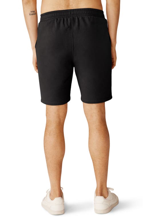 Shop Beyond Yoga Fresh Cut Sweat Shorts In Black