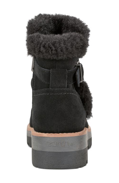 Shop Earth ® Yara Waterproof Faux Fur Lined Bootie In Black