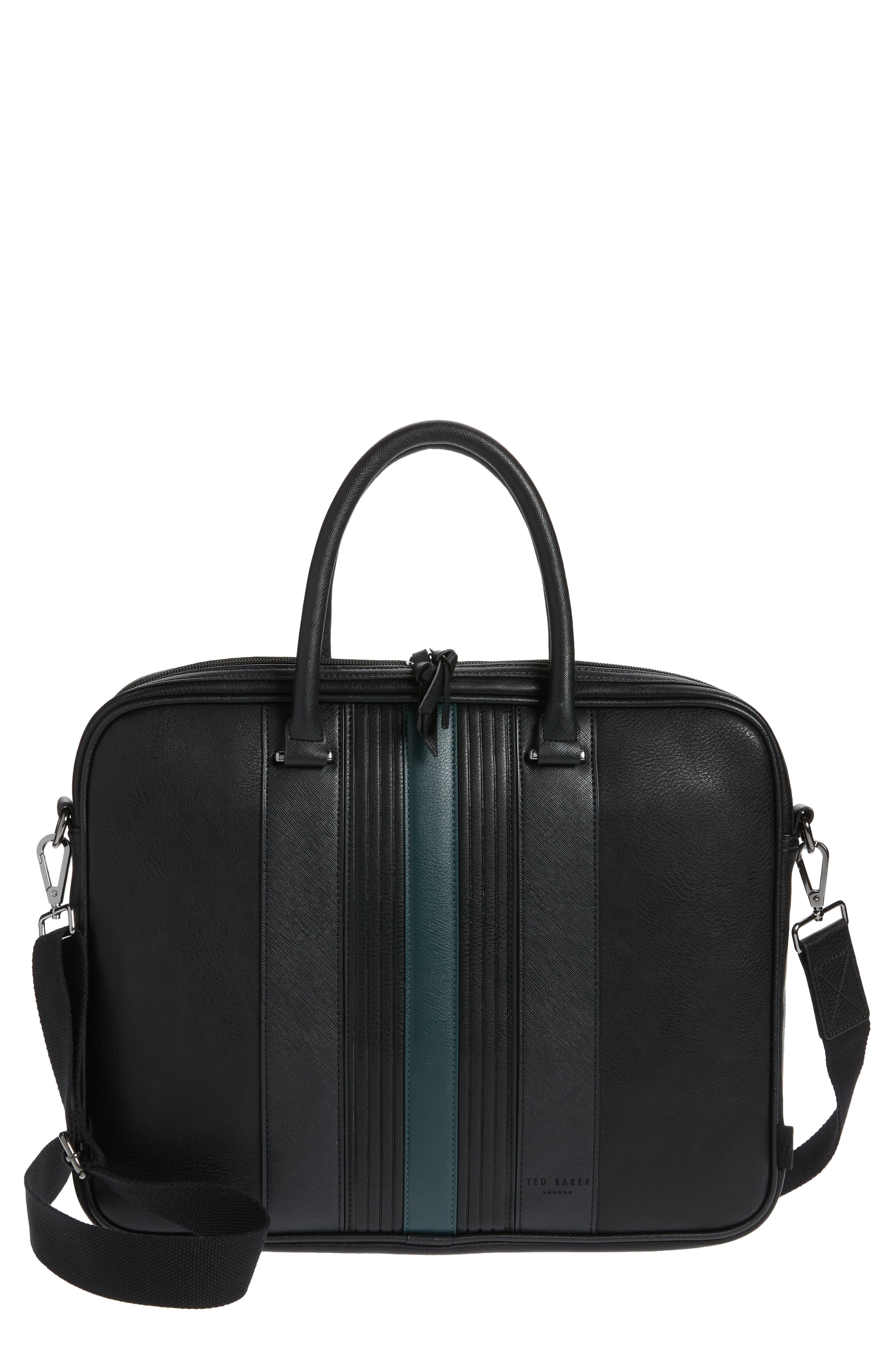 mens leather laptop bag ted baker