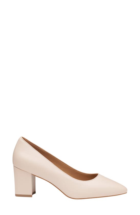 Johnston & Murphy Vicki Block Heel Pump In Blush Glove