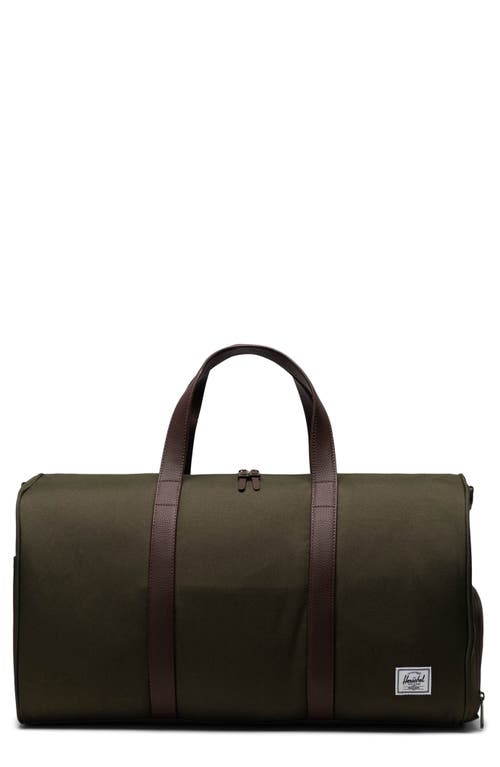 Herschel Supply Co. Novel Recycled Nylon Duffle Bag in Ivy Green at Nordstrom