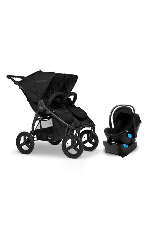 Bumbleride Indie Twin Double Stroller & Clek Liing Infant Travel System Car Seat Set in Black at Nordstrom