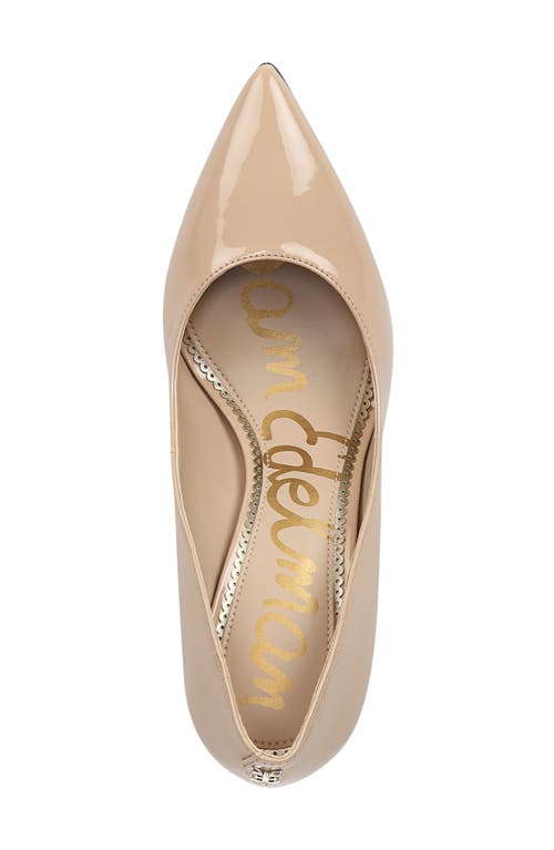 Shop Sam Edelman Hazel Pointed Toe Pump In Beige Blush