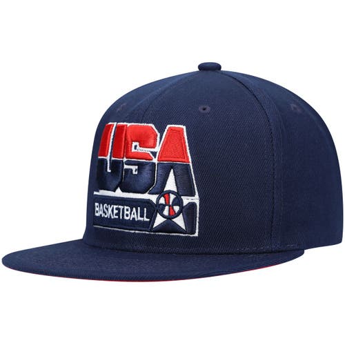 Men's Mitchell & Ness Navy USA Basketball 1992 Dream Team Snapback Hat