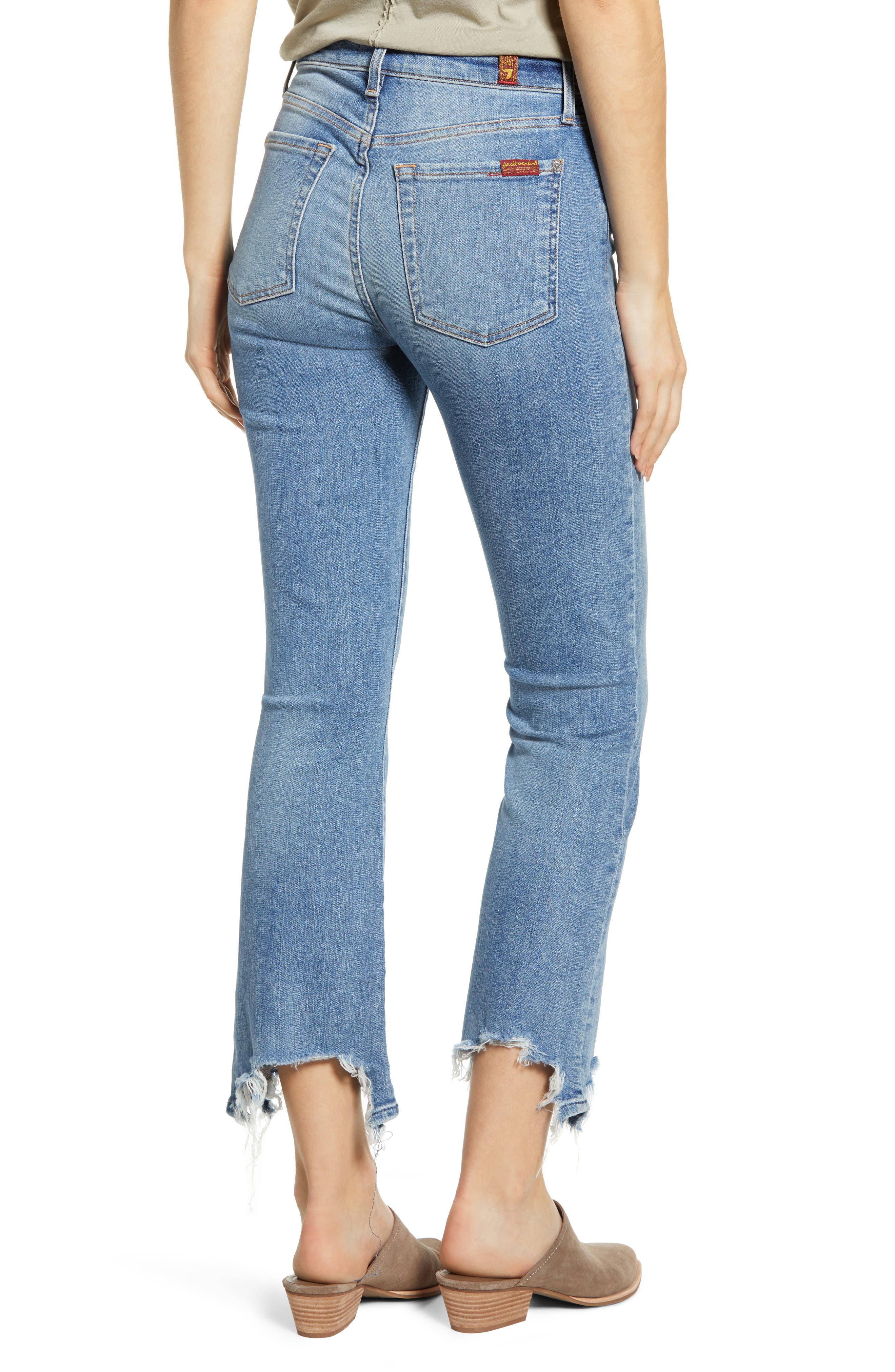 7 For All Mankind High Waist Slim Kick 