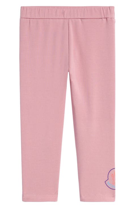 4-pack Cotton Jersey Leggings - Pink/light pink - Kids