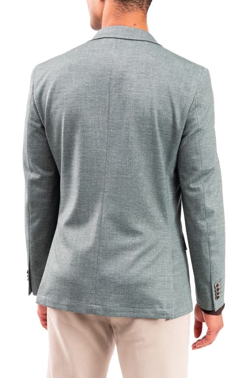 Savile Row Co Solid Knit Sport Coat In Green
