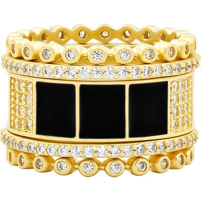 Freida Rothman Harmony Set Of 5 Stackable Rings