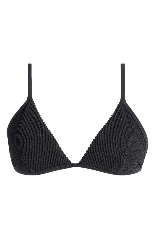 Shop Good American Always Fit Bikini Top In Black001