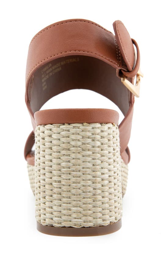 Shop Aerosoles Camilia Platform Sandal In Ginger Bread Combo