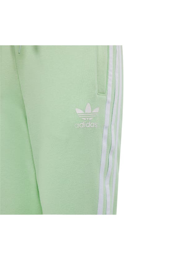 Shop Adidas Originals Kids' 3-stripes Joggers In Semi Green Spark