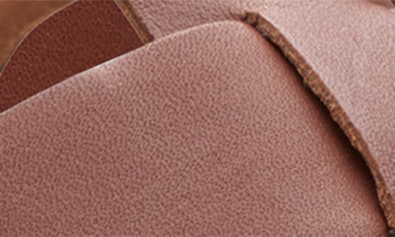 Clarks Manon Cove Wedge Sandal In Tan Leather