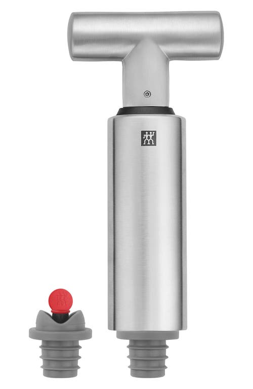 Shop Zwilling Sommelier Wine Vacuum Pump In Stainless Steel