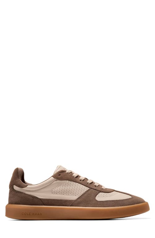 Cole Haan Grand Crosscourt Downtown Sneaker In Ivory/ch Dk Cuoio