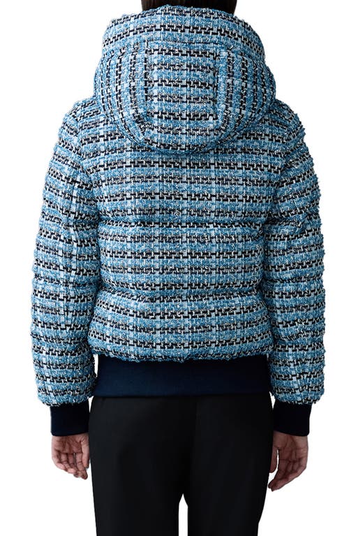 Mackage Shirley-tw 750 Fill Power Down Puffer Jacket In Sky Blue Multi