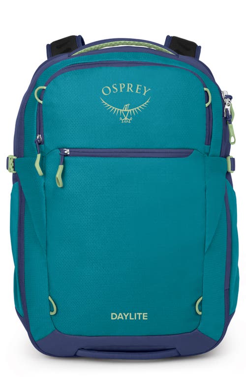 Shop Osprey Daylite 35-liter Travel Carry-on Backpack In Blue Spikemoss/alkaline