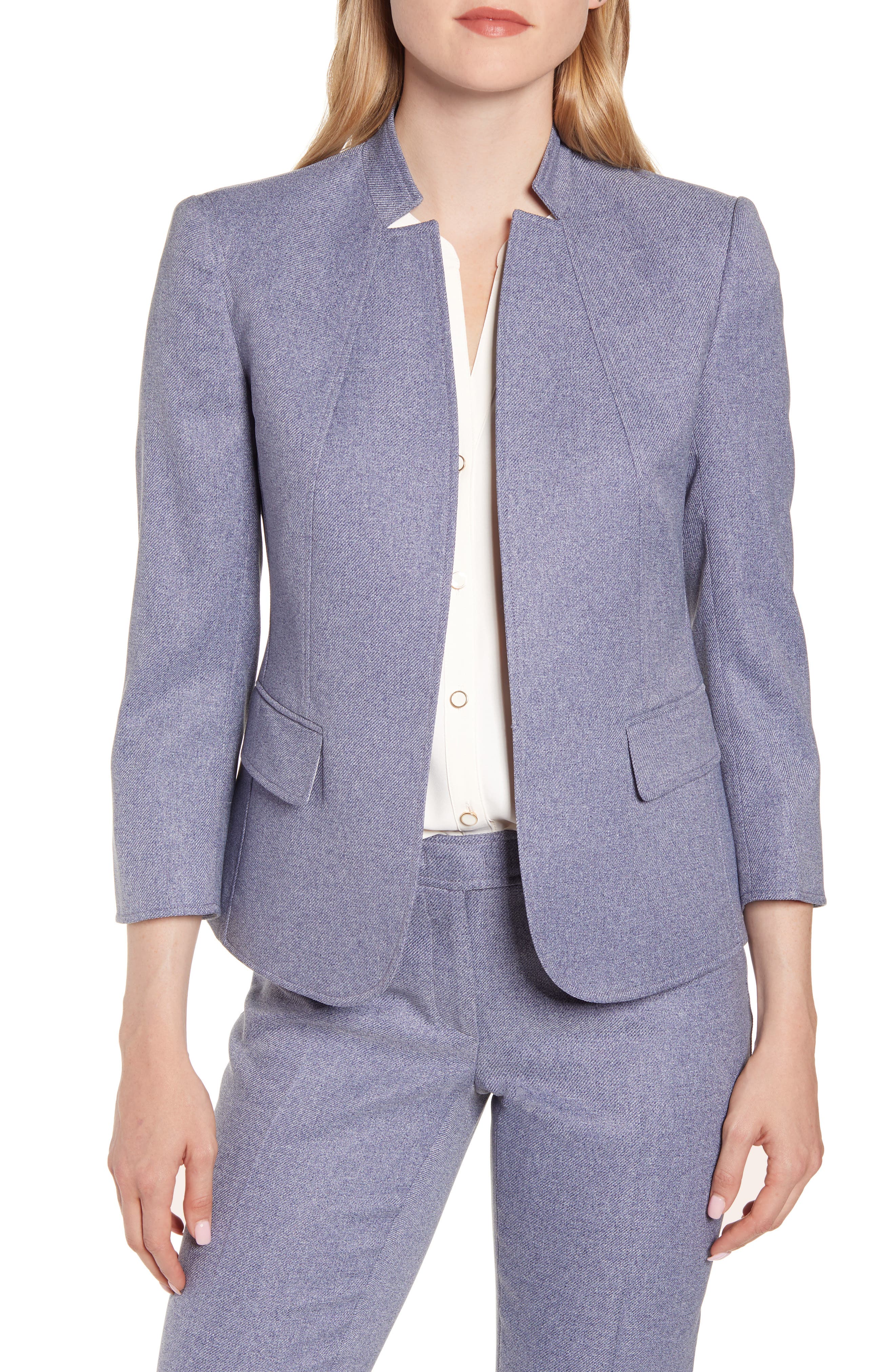 Anne Klein Heather Twill Suit Jacket Nordstrom