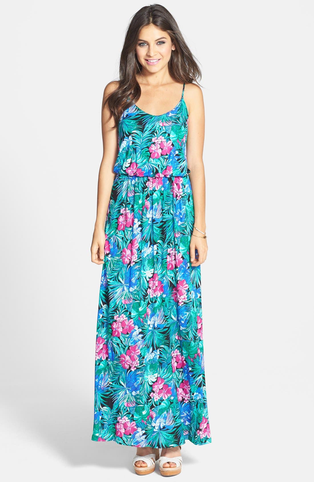 ALL IN FAVOR,
                            Knit Maxi Dress,
                            Main thumbnail 243, color,
                            007
