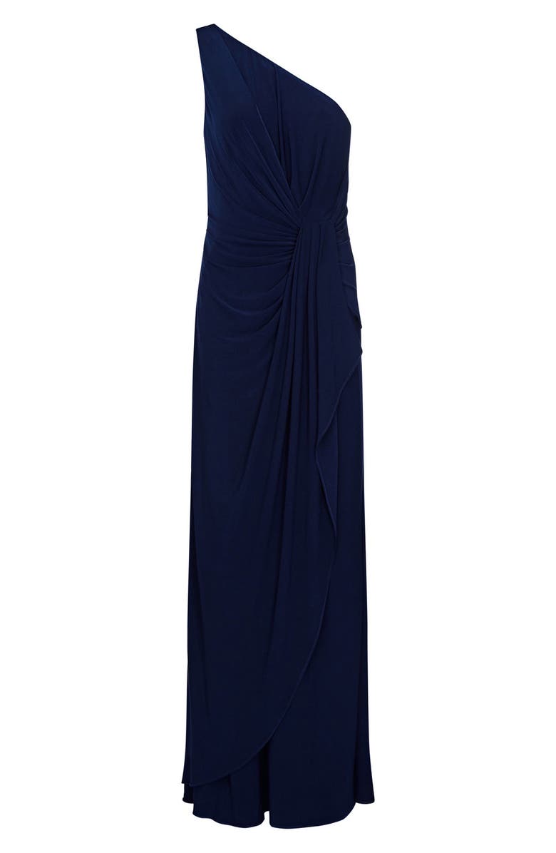 Adrianna Papell One-Shoulder Jersey Gown | Nordstrom