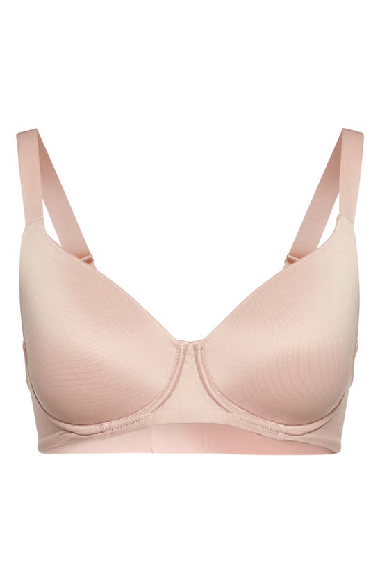 Shop Wolford Sheer Touch Soft Cup Underwire Bra In Rose Powder