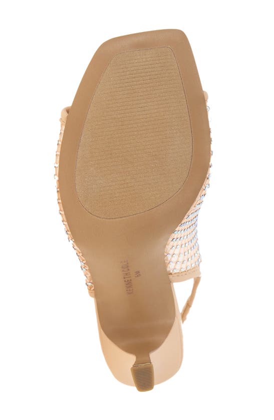 Shop Kenneth Cole Hayley Sandal In Toasted Almond Mesh