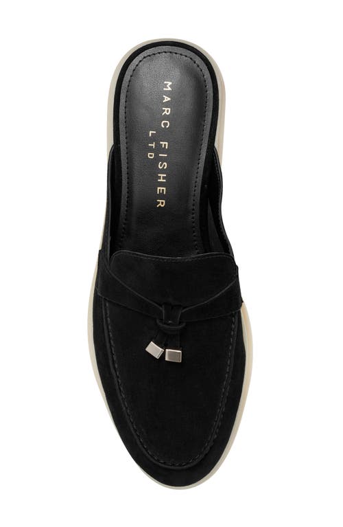 Marc Fisher Ltd Women's Yarila Almond Toe Slide Loafers In Black