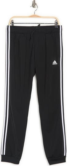 Shop Primegreen Essentials Warm-Up Slim Tapered 3-Stripes Tracksuit Bottoms  by adidas online in Qatar
