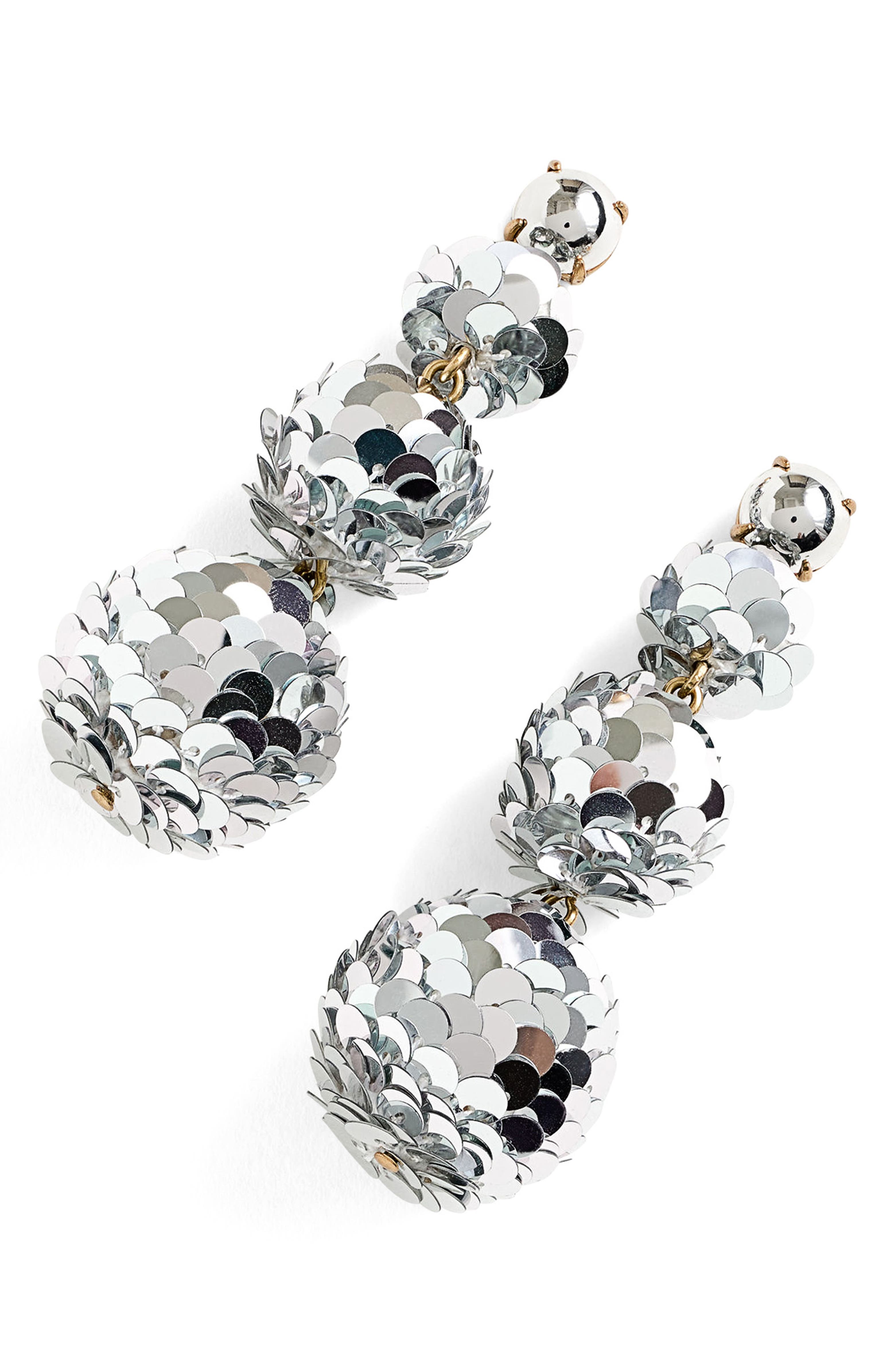 Sequin drop earrings Outlet