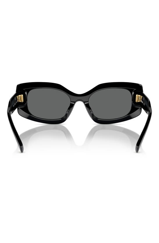 Tory Burch Women's 0ty7202u 50mm Rectangular Sunglasses In Black
