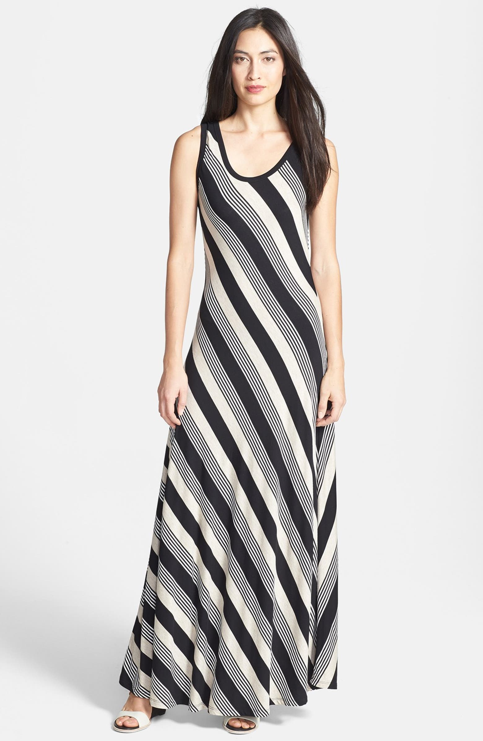 Calvin Klein Print Jersey Maxi Dress | Nordstrom