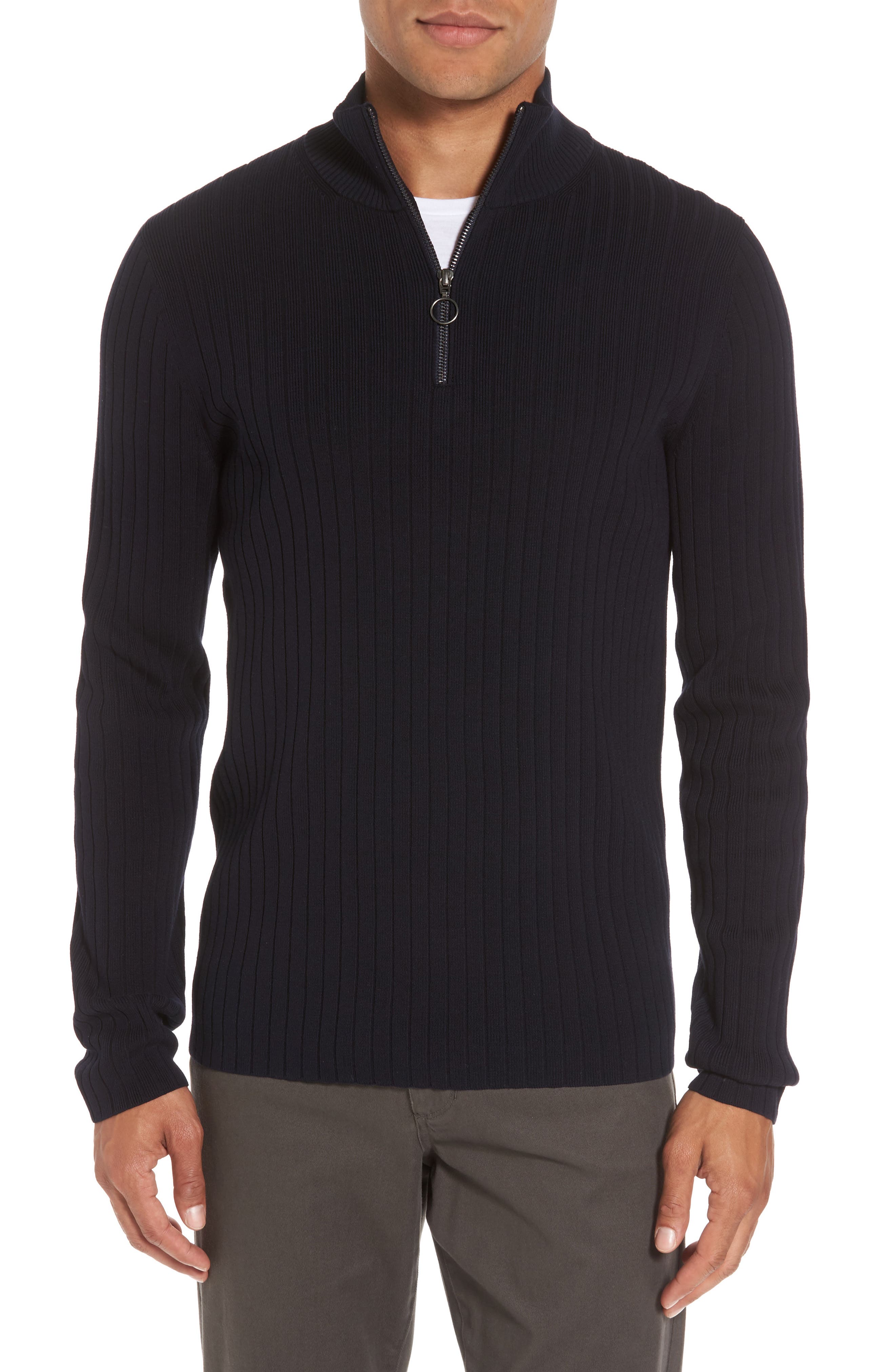 Vince Half Zip Mock Neck Sweater Nordstrom