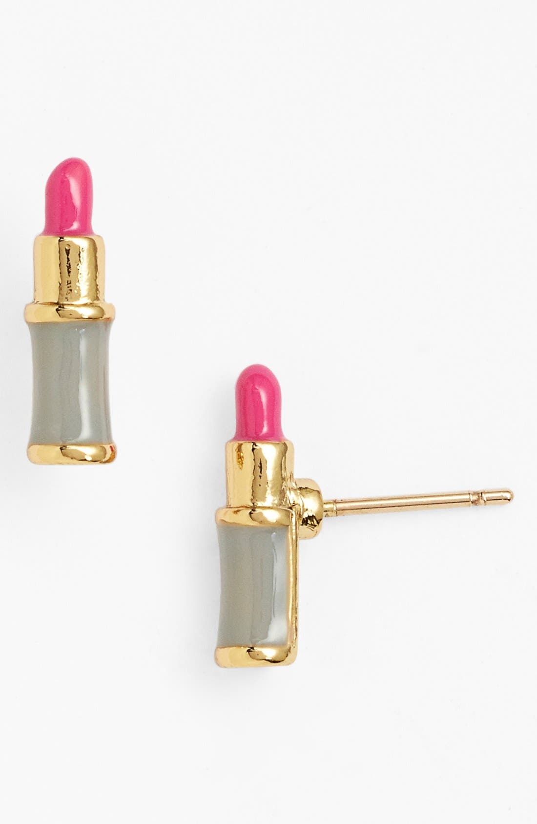 kate spade new york 'kiss and make up' lipstick stud earrings Nordstrom