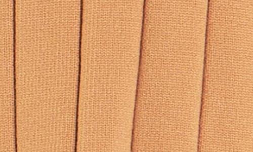 English Factory Pull-on Straight Leg Rib Knit Pants In Camel