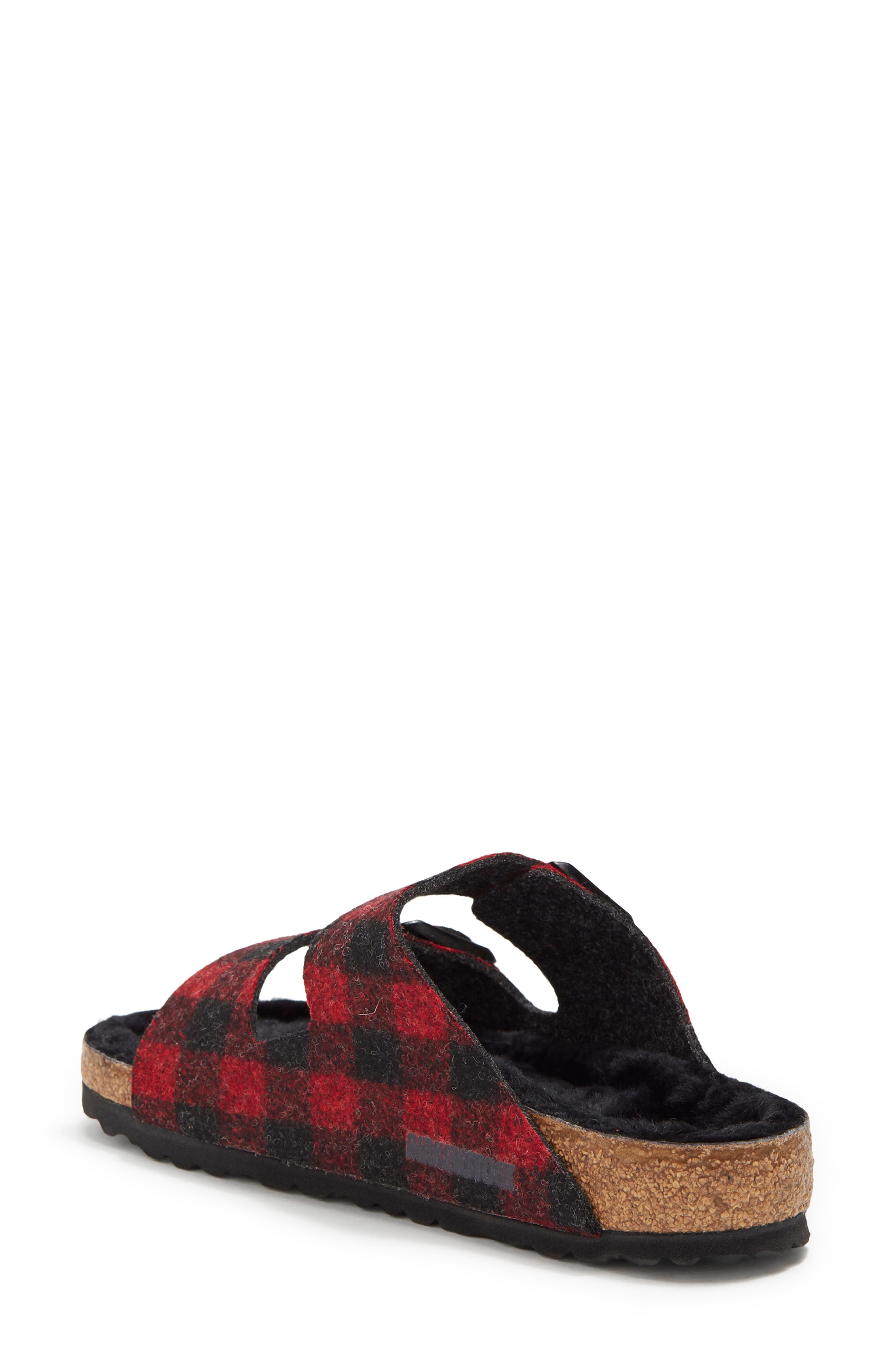 Birkenstock Arizona Genuine Shearling Slide Sandal (Women) | Nordstromrack