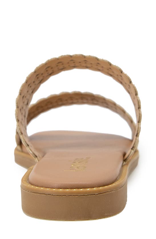 Shop Kensie Mina Studded Slide Sandal In Tan