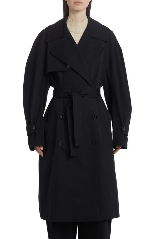 Stella McCartney Iconic Cotton Trench Coat 1000 Black at Nordstrom, Us