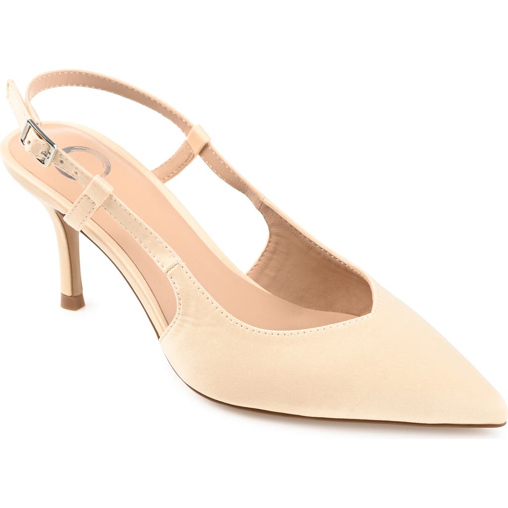 Shop Journee Collection Knightly Pump In Ivory