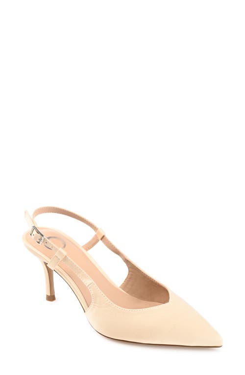 Shop Journee Collection Knightly Pump In Ivory