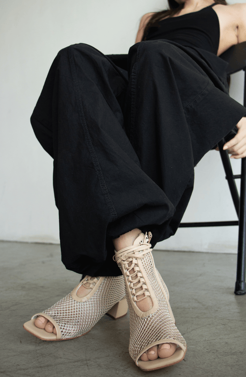 Shop Daniella Shevel Nola Bootie In Beige